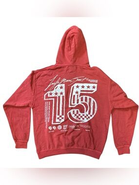 Darc Sport Wolves Red Hoodie Size: Large NWT